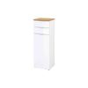 Lage badkamerkast Palma Eiken Wit 112 cm