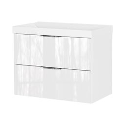 Wastafelkast Laurel Wit 81x65x46 cm