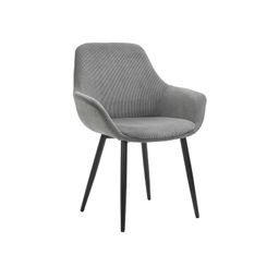 Armstoel Amine Grijs - Set van 2