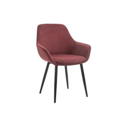 Armstoel Amine Rood - Set van 2