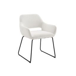 Armstoel Hilton Wit Bouclé