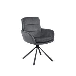 Armstoel Liora Donkergrijs