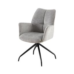 Armstoel Nestor Grijs - Set van 2