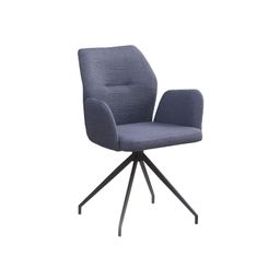Armstoel Sonja Donkergrijs Stof