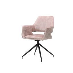 Armstoel Vivian Lever Velours - Set van 2
