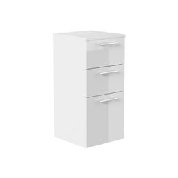 Badkamerkast Houston Wit Hoogglans 75 cm