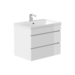 Badmeubel Atlanta Wit Hoogglans 70 cm