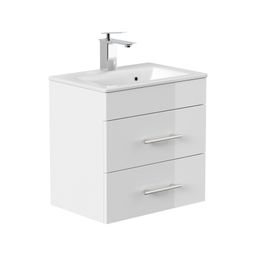 Badmeubel Austin Wit Hoogglans 50 cm
