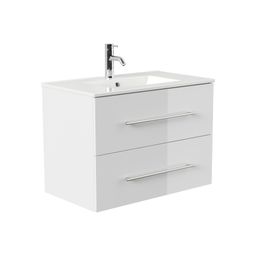 Badmeubel Bilbao Wit Hoogglans 80 cm