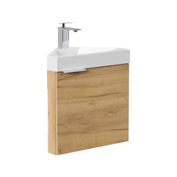 Badmeubel Como Eiken 52 cm