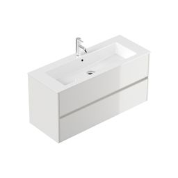 Badmeubel Phoenix Wit Hoogglans Enkele Kraan 120 cm