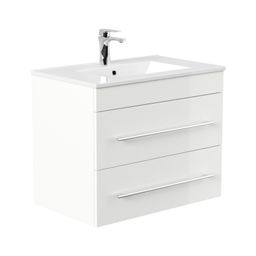 Badmeubel Vegas Wit Hoogglans 75 cm