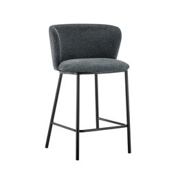 Barkruk Lynn Donkergrijs - Set van 2