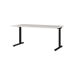 Bureau Discovery Lichtgrijs Zwart 180 cm