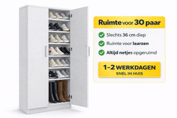 Schoenenkast Graham Wit