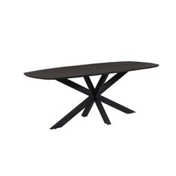 Eetkamertafel Dilan 200 cm Ovaal Zwart