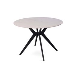 Eetkamertafel Jody Wit Glans Rond 110 cm