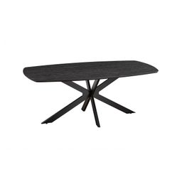 Eetkamertafel Melis 200 cm Ovaal Donkerbruin