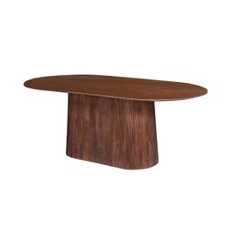 Eetkamertafel River Ovaal Lichtbruin 200 cm