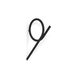 Kapstok haak Brooklyn Zwart S