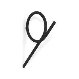 Kapstok haak Brooklyn Zwart M