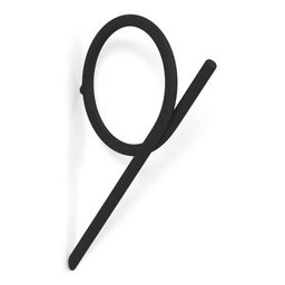 Kapstok haak Brooklyn Zwart L