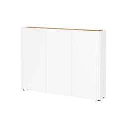 Opbergkast Aniek Wit Eiken 105 cm