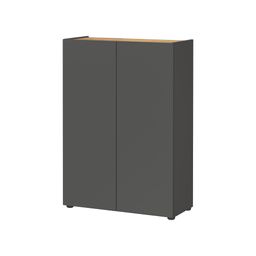 Opbergkast Eleonore Grafiet 74 cm