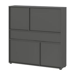 Opbergkast Mathieu Grafiet 105 cm