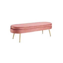 Poef Chanelle Velvet Roze 142 cm
