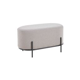 Poef Naomi Taupe Bouclé