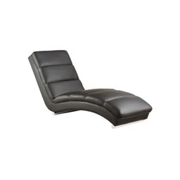 Relaxfauteuil Maeve Zwart Kunstleer