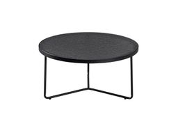 Salontafel Norix Rond Grijs Glas