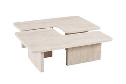 Salontafel Daxon Travertin Beige 120 cm