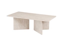 Salontafel Kylor Travertin Beige 125 cm