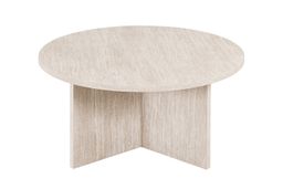 Salontafel Elin Rond Travertin Beige