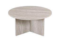 Salontafel Elin Rond Travertin Grijs