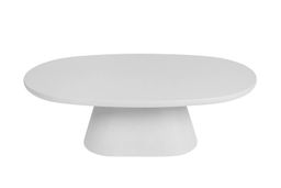 Salontafel Tavon Ovaal Cement Ecru 120cm