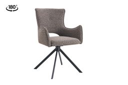 Stoel Darvo - Draaibaar - Stof Zand - Set van 2