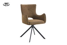 Darvo Chair - Swivel - Rust Fabric - Set of 2