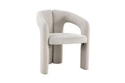 Stoel Norvo Stof Ecru - Set van 2