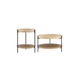 Salontafel Kyoto Eiken - Set van 2