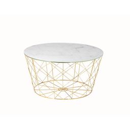 Salontafel Neva Goud-Wit