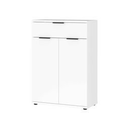 Schoenenkast Berlin Wit 75 cm