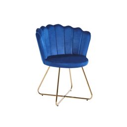 Stoel Chanelle Donkerblauw - Set van 2