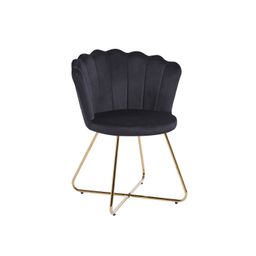 Stoel Chanelle Zwart - Set van 2