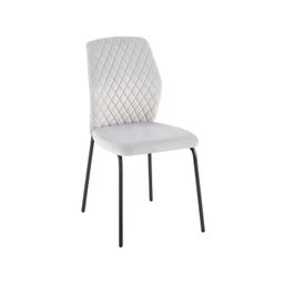 Stoel Dagmar Lichtgrijs - Set van 2