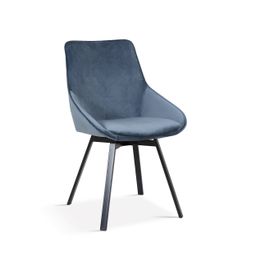 Stoel Eloise Blauw - Set van 2-1