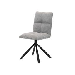 Stoel Gilles Steel Stof - Set van 4
