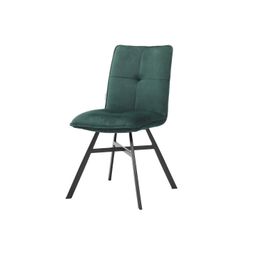 Stoel Gio Groen Velours - Set van 4